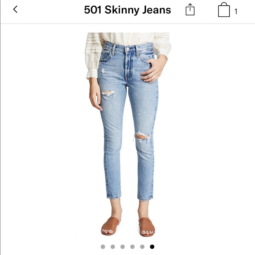 Levi’s 501 Skinny Jeans - Can’t Touch This